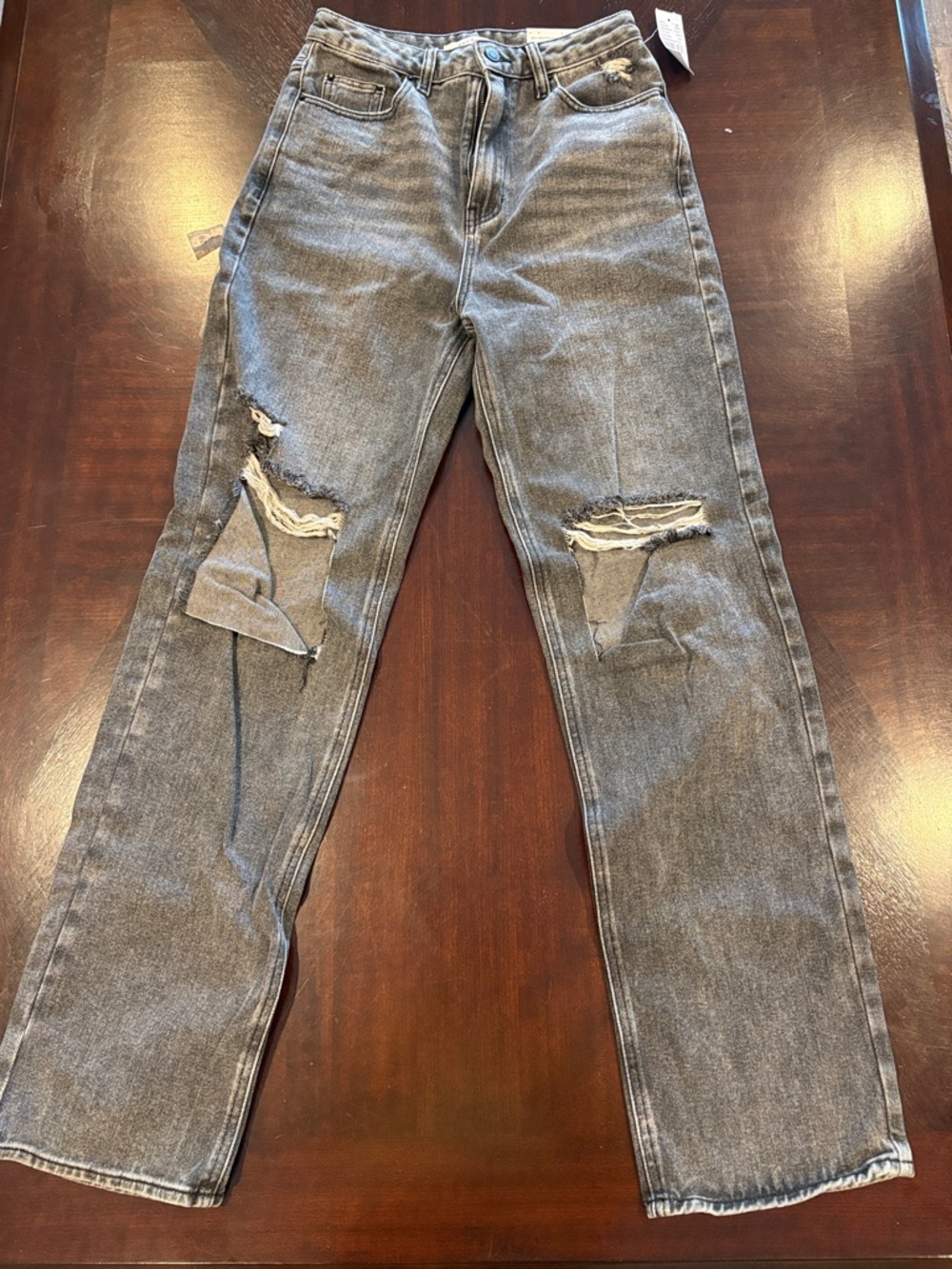 PacSun Gray Wash Straight Leg 90’s Boyfriend Jeans